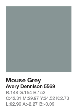 AVERY 5569 Mouse Grey .123cm