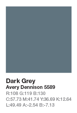 AVERY 5589 Dark Grey .123cm