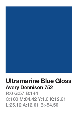 Avery 752 Ultramarine Blue .123cm