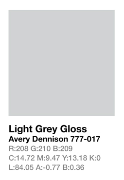Avery 777-017 Light Grey .123cm