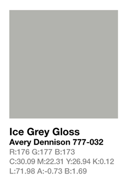 Avery 777-032 Ice Grey .123cm