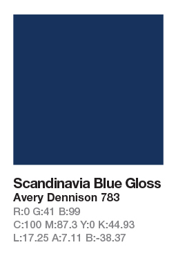 Avery 783 Scandinia Blue .123cm