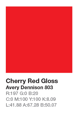 803 Cherry Red š.123cm