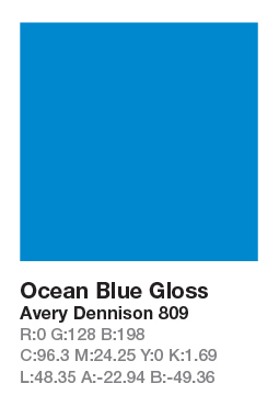 809 Ocean Blue š.123cm