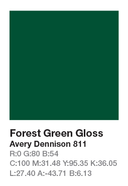 811 Forest Green š.123cm