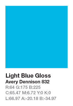 832 Light Blue š.123cm