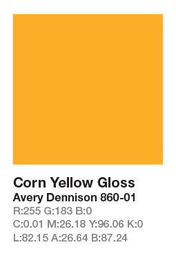 860-01 Corn Yellow š.123cm
