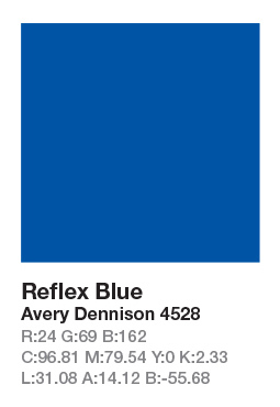 AVERY 4528 Reflex Blue š.123cm