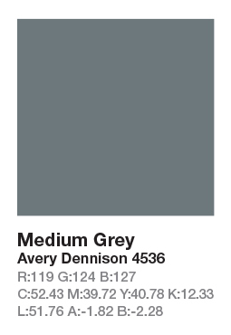 AVERY 4536 Medium Grey š.123cm