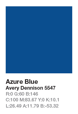 AVERY 5547 Azure Blue š.123cm