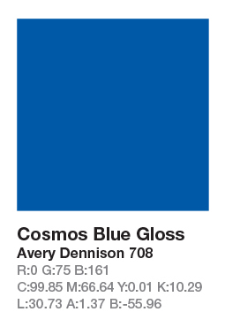 Avery 708 Cosmos Blue š.123cm