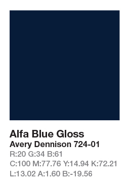 Avery 724-01 Alpha Blue š.123cm
