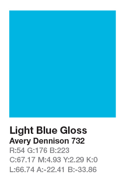Avery 732 Light Blue š.123cm