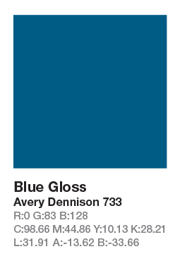 Avery 733 Blue š.123cm