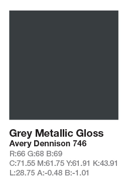 Avery 746 Grey Metallic š.123cm