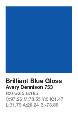 Avery 753 Brilliant Blue š.123cm