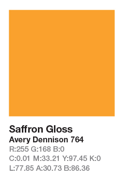 Avery 764 Saffron š.123cm