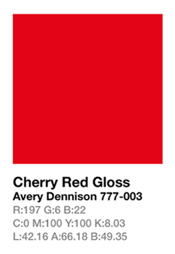 Avery 777-003 Cherry Red š.123cm