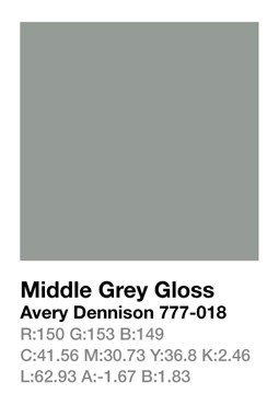 Avery 777-018 Middle Grey š.123cm