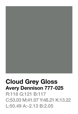 Avery 777-025 Cloud Grey š.123cm