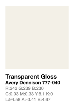 Avery 777-040 Transparent š.123cm