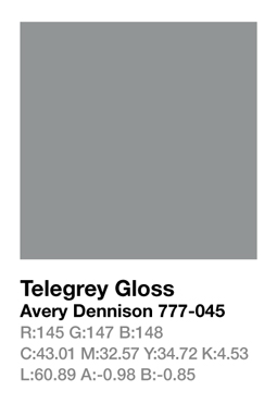 Avery 777-045 Tele Grey š.123cm