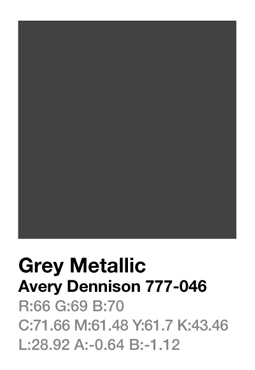 Avery 777-046 Grey Metallic š.123cm