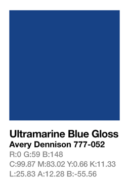Avery 777-052 Ultramarine Blue š.123cm