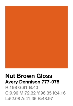 Avery 777-078 Nut Brown š.123cm