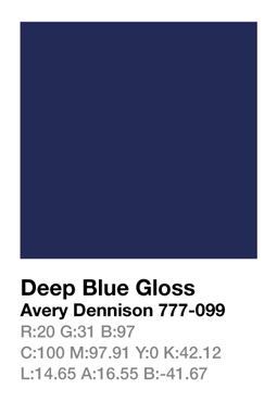 Avery 777-099 Deep Blue š.123cm
