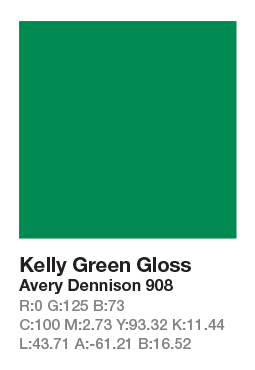 Avery 908 Kelly Green š.123cm