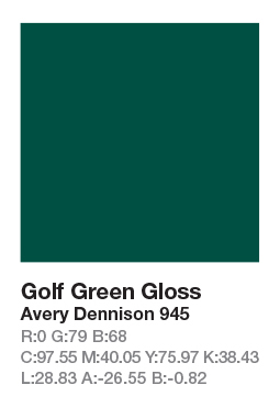 Avery 945 Golf Green š.123cm