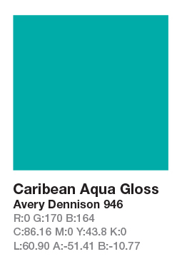 Avery 946 Caribbean Aqua š.123cm