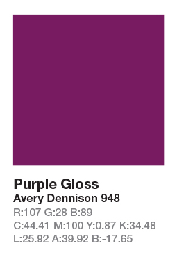 Avery 948 Purple š.123cm