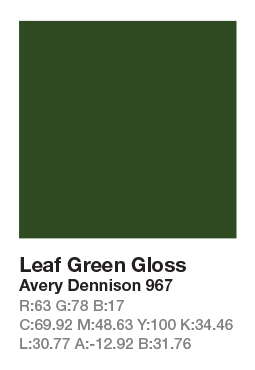 Avery 967 Leaf Green š.123cm