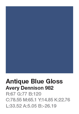 Avery 982 Antique Blue š.123cm