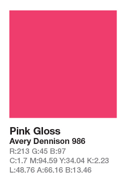 Avery 986 Pink š.123cm