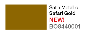 Satin Metalic Safari Gold .152cm