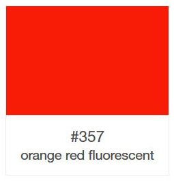 ORACAL fluorescentná 6510-357 orange red š.100cm
