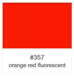 ORACAL fluorescentn 6510-357 orange red .100cm