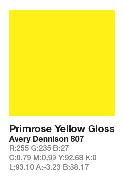 807 Primrose Yellow .123cm