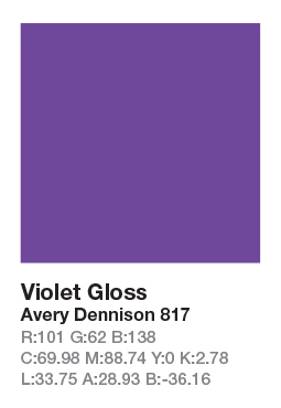 817 Violet .123cm