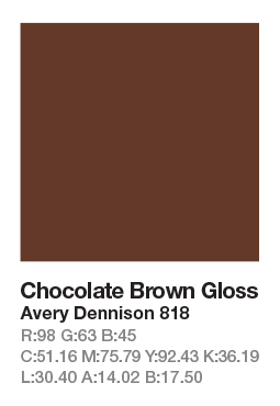 818 Chocolate Brown .123cm