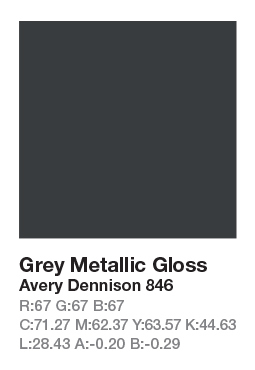 846 Grey Metallic .123cm