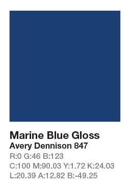 847 Marine Blue .123cm