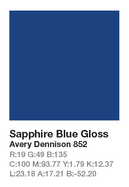 852 Sapphire Blue .123cm