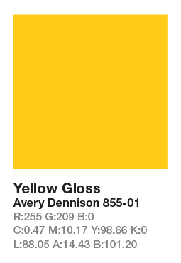 855-01 Yellow š.123cm