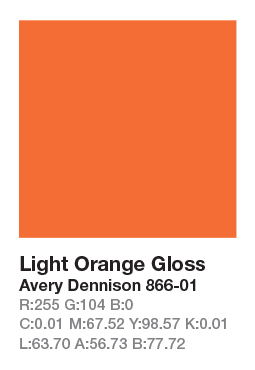 866-01 Light Orange š.123cm