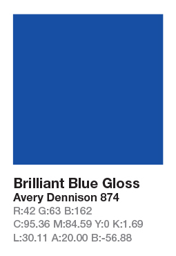 874 Brilliant Blue š.123cm