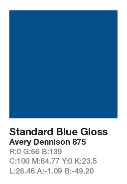 875 Standard Blue .123cm